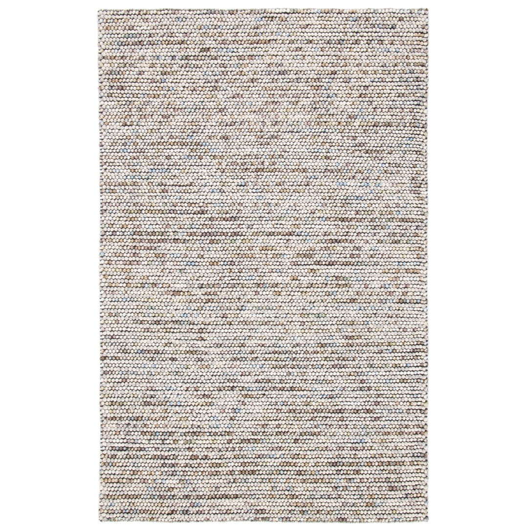 Elle Handmade Flatweave Area Rug in Ivory / Multi
